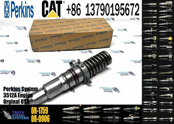 Common Rail Injector 0R-1759 0R1759 High Quality Fuel Injector For CAT Excavator 3512 3516 3508