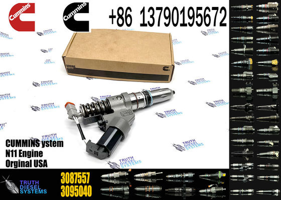 Excavator Accessories Fuel Injector 3087557 4902921 3411754 for Cummins M11 QSM11 Injector Nozzle Construction Machinery Diesel Engine Spare Parts