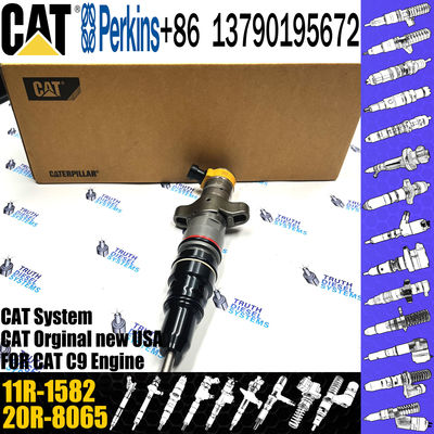 Fuel injector 267-9710 2679710 fuel common rail injector 242-0857 2420857 For CAT C9 11R-1582 11R1582