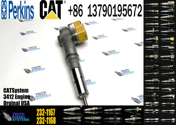 Excavator Engine parts Fule Injetor232-1167 20R-5392 173-4059 198-6877 10R1262 232-1170 for 3412E 3408 Fuel Injector