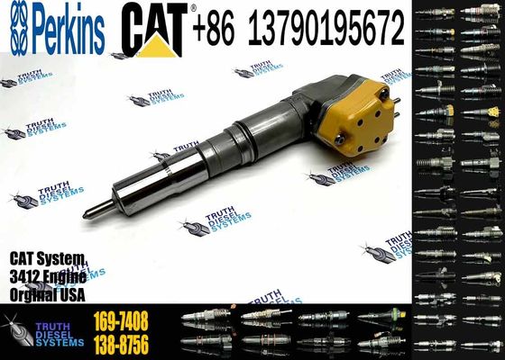 Excavator Engine Parts Fule Injetor 169-7408 174-7527 222-5967 20R-0760 232-1175 173-9272 For 3412E 3408 Fuel Injector