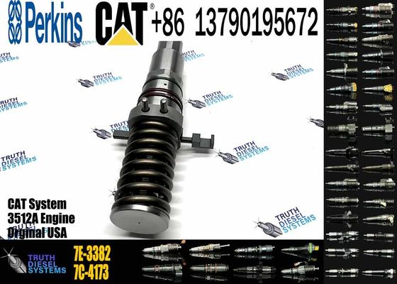 Diesel Engine Injector 7C-41750R-0906 7E-3382 7C-4173 9Y-1785 6I-3075 7C-4184 For Caterpillar C3512A Common Rail