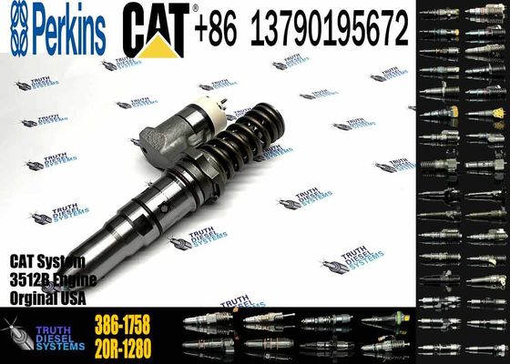 3512B Diesel Engine Parts Fuel Injector 386-1771 10R-3255 386-1754 386-1758 For CAT Caterpillar Construction Machinery