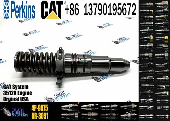 Construction Machinery Parts Common Rail Diesel Fuel Injectors 4P-9077 0R-2925 4P-9076 0R-2921 4P-9075 0R-3051 7E-6408 0R-3052