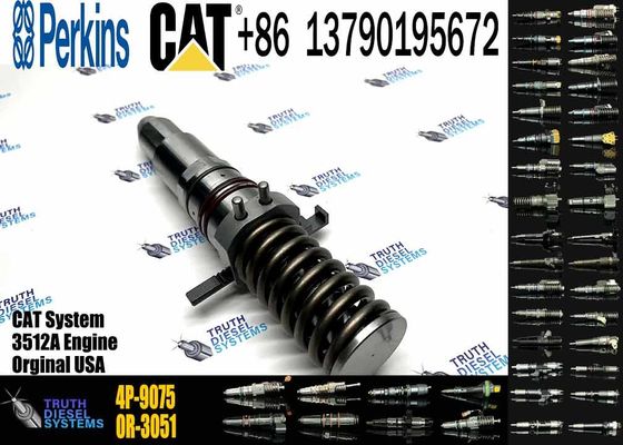 Construction Machinery Parts Common Rail Diesel Fuel Injectors 4P-9077 0R-2925 4P-9076 0R-2921 4P-9075 0R-3051 7E-6408 0R-3052