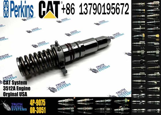 Construction Machinery Parts Common Rail Diesel Fuel Injectors 4P-9077 0R-2925 4P-9076 0R-2921 4P-9075 0R-3051 7E-6408 0R-3052