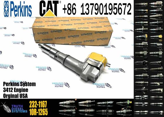 3412E Fuel Injector 232-1167 2321167 1986877 1535938 1747527 for TRUCK 771D 775D TRACTOR 631E 651E 657E