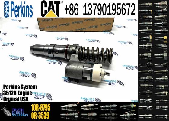 Common Rail Fuel Injector 249-0746 10R-2826 10R-2827 CAT 3512B Injector for Caterpillar Machinery Diesel Engine Parts