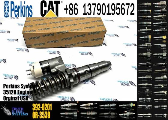 CAT 3512B 3516B Fuel Injector 392-0201 392 0201 Common Rail Fuel Injector for Caterpillar Excavator Dozer Diesel Engine Parts