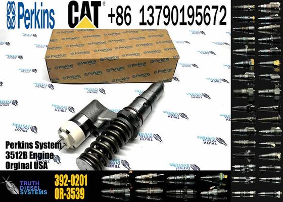 CAT 3512B 3516B Fuel Injector 392-0201 392 0201 Common Rail Fuel Injector for Caterpillar Excavator Dozer Diesel Engine Parts