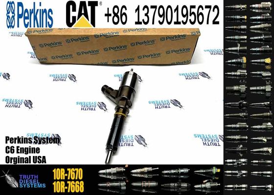 320-0670 10R-7670 3200670 10R7670 Common Rail Fuel Injector Compatible with Caterpillar CAT C6.6 Engine