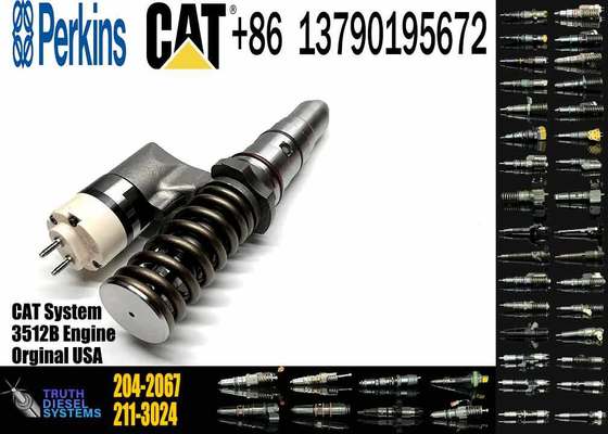 Fuel Injector 392-0209 204-2067 250-1309 for Caterpillar CAT Engine 3512B