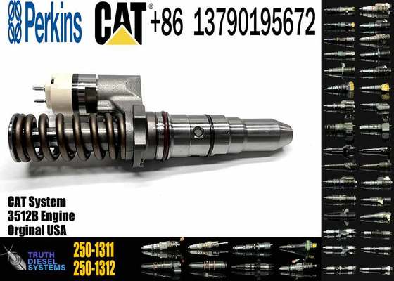 250-1308 2501308 Diesel Fuel Injector for Caterpillar CAT 3512B 3516B 10R-1280 Common Rail Injection Valves