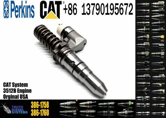 Diesel Common Rail Diesel Fuel Injector 386-1758 3861758 20R-1270 for Caterpillar CAT 3506 3508 3512 3516 3524 Diesel Engine