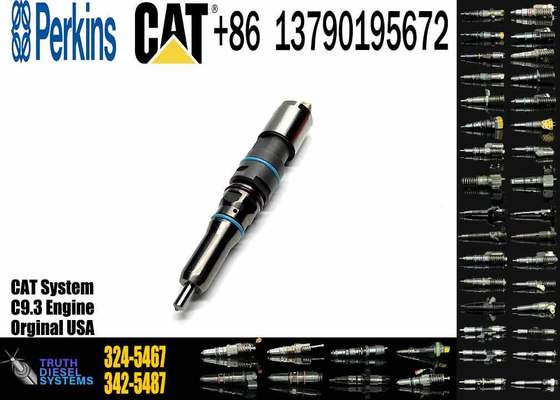 Common Rail Fuel Injector 304-3637 324-5467 363-0493 342-5487 20R-5036 for CAT Engine C9.3 C9 Excavator 336E 336EL 336ELN