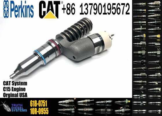 1 Year Warranty New-tec Factory Sale 374-0751 30R-0004 618-0751 20R-2285 Excavator Fuel Injector for CAT C27 100% Test