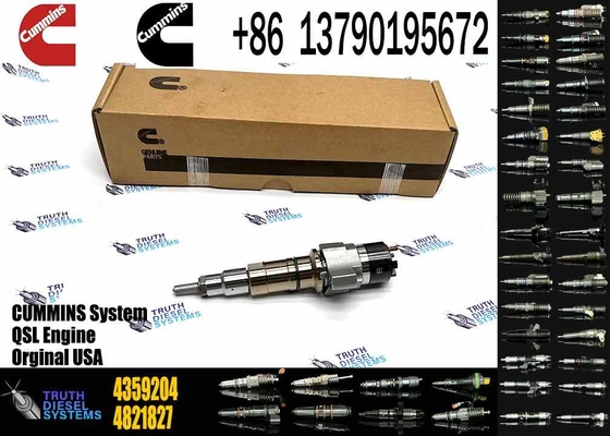 Cummins QSC8.3 QSL9.3 QSL9.5 Diesel Engine Parts Fuel Injector 4359204 4921827 435-9204 C4359204 Excavator Spare Parts