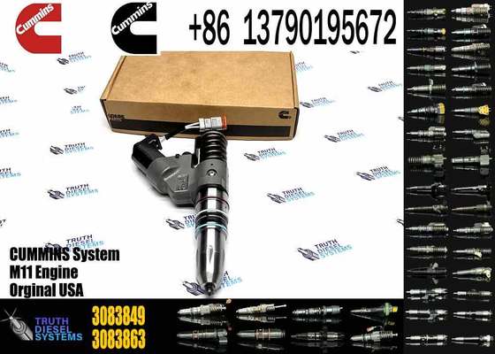 QSM ISM M11 Diesel Engine Parts 3083849 3411756 Fuel Injector for Cummins