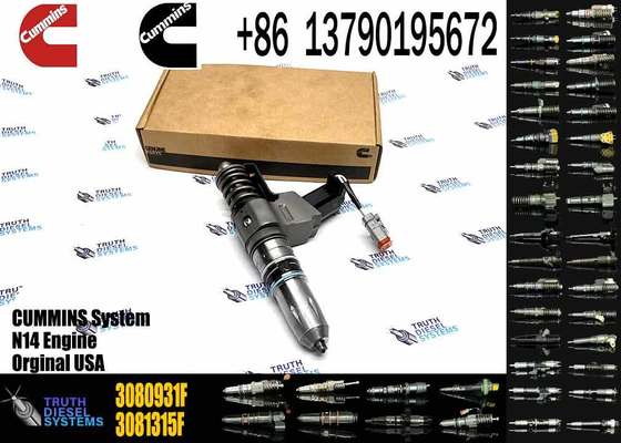 Construction Machinery PartsFuel Injector for N14 Diesel 3080931F 3087558F 4307795 6087807 for CUMMINS Diesel Engine