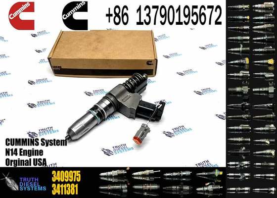 Common Rail Fuel Injector 3407776 3087807 3411385 341176 3409975 for Cummins QSN14 N14 Engine Excavator Parts