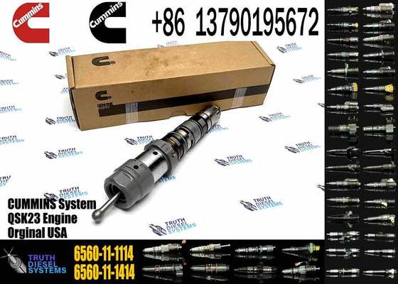 XF Parts PC1250-7 Excavator Diesel Fuel Injector Assy 6560-11-1114 6560111114 408843100