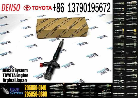 New Quality Diesel Injector 295050-0740 295050-0620 23670-30420 for 1KD-FTV 2KD-FTV D-4D 2.0 VVTi