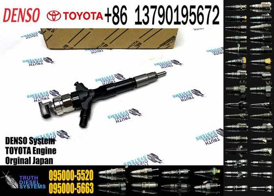 23670-39276 23670-39235 23670-30100 095000-5520 095000-5930 095000-6190 Fuel Injector for Denso Toyota Hilux Hiace 2KD 4WD D4D