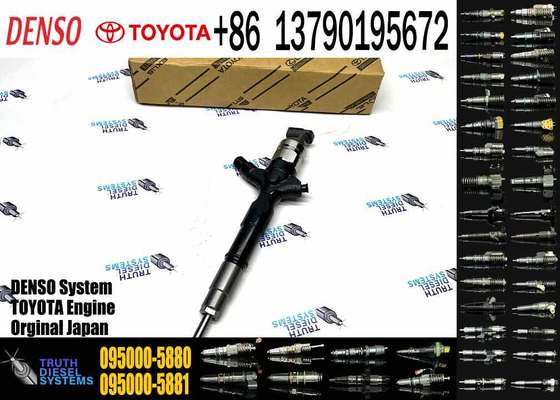 0950005880 Common Rail Injector 095000-5880 095000-5881 095000-5660 23670-30050 2367039096 23670-39095 for TOYOTA 2KD-FTV Engine