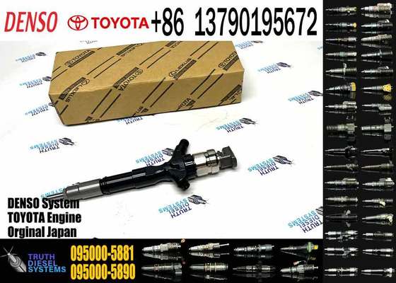 Common Rail Fuel Injector 23670-30050 095000-5881 for Toyota Hiace Hilux 2KD