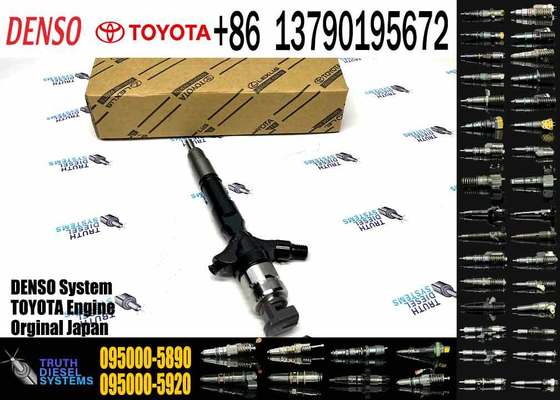 New Diesel Common Rail Injector 095000-5890 095000-5891 095000-5740 23670-30080 23670-39135 for TOYOTA Landcruiser 1KD-FTV