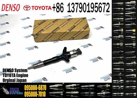095000-6870 23670-39155 Diesel Fuel Injector for Toyota Landcruiser Prado 3.0 D Daihatsu Delta 1KD-FTV Diesel Engine