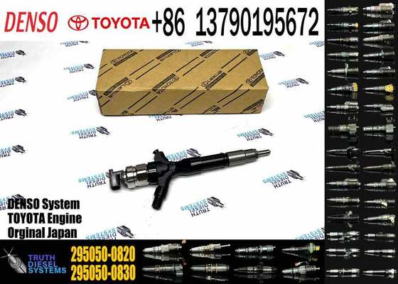 High Quality Fuel Diesel Injector 295050-0820 295050-0070 295050-082#Common Rail Diesel Fuel Injector for Toyota Hilux Hiace