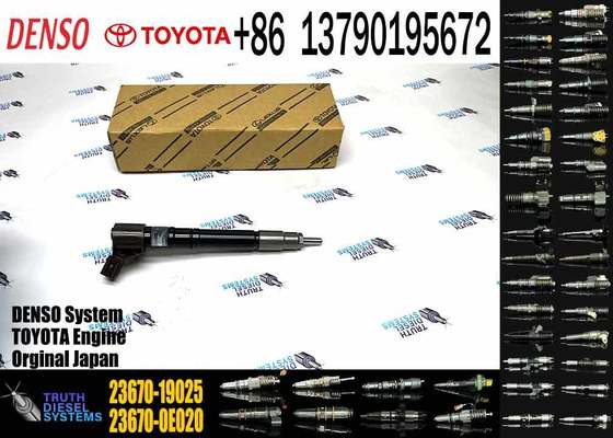 295700-0560 23670-0E020 23670-09430 23670-19025 23670-11020 Diesel Common Rail Fuel Injector for toyota Fortuner 1GD-FTV