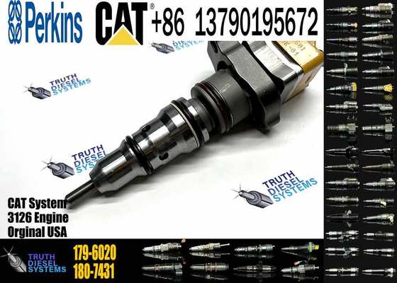 Diesel Fuel Injector for 3216 Excavator 3126E 3126B Common Rail Injector 178-6432 10R-9348 188-1320 10R-9237 179-6020