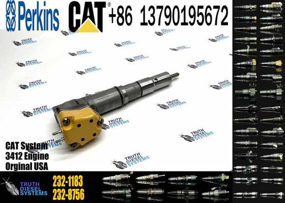 Fuel Injector 10R1266 232-1183 232-1173 232-1168 174-7528 174-7526 for Cat Engine 3412 3412E Excavator Spare Parts
