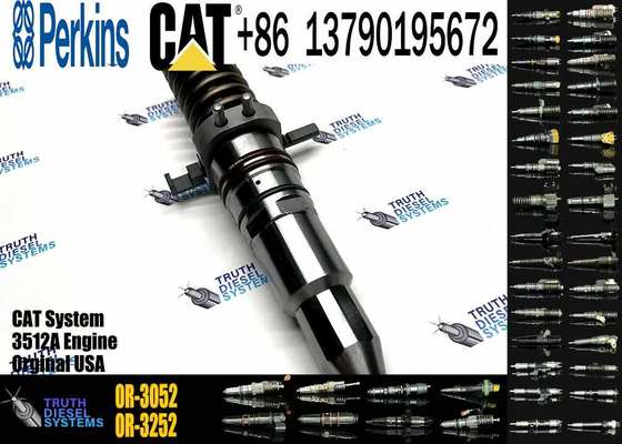 Common Rail Fuel Injector 7E6408 7E-6408 0R3052 0R-3052 for Caterpillar 111-3718 Cat 3508 3512 3516 Engine Excavator
