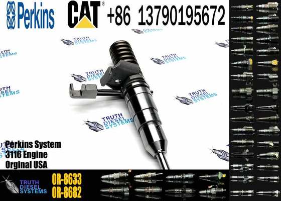 Rushed Fuel Injector 0R-8633 0R8633 for Caterpillar CAT Engine 3126 Series