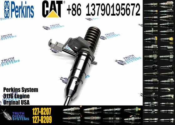 Common Rail Engine Injectors 127-8207 127-8209 for Caterpillar 3114 3116 Compatible E200B E320B Construction Machinery Parts