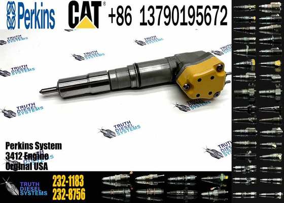 New 3412E Fuel Injector 174-7526 for CAT 3412E Diesel Engines 232-1183 for Machinery Repair Shops232-1171 232-1173 198-6877