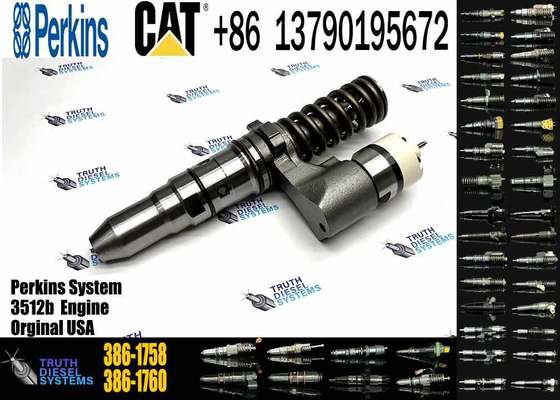 Diesel Common Rail Diesel Fuel Injector 386-1758 3861758 20R-1270 for Caterpillar CAT 3506 3508 3512 3516 3524 Diesel Engine