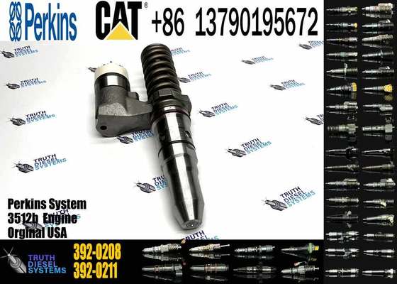 Diesel Common Rail Diesel Fuel Injector 392-0208 386-1760 20R-1272 for Caterpillar CAT 3508B 3512B Diesel Engine