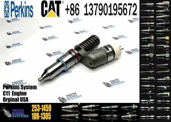 Excavator Accessories Fuel Injector 239-4907 249-0707 253-1459 10R-1305 10R-3147 for CAT C11 for Construction Machinery