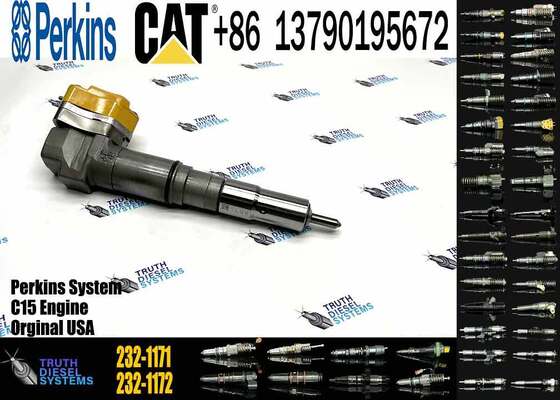 New 3412E 3408 Diesel Fuel Injector for Excavator Engine Parts 232-1171 10R-1267 232-1183 10R-1266 4CR01974