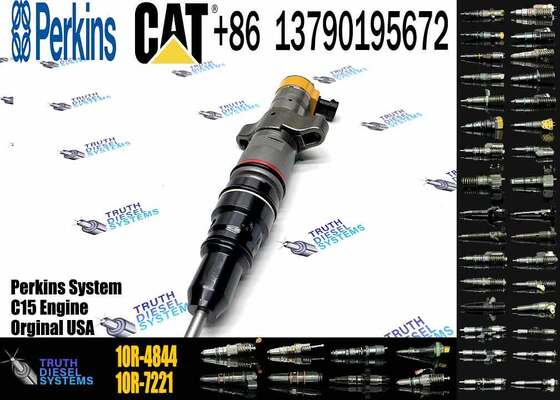 Excavator Diesel Common Rail Inyector 387-9437 10R-4844 C9 Fuel Injector for Cater-pillar C9 Cat Engine