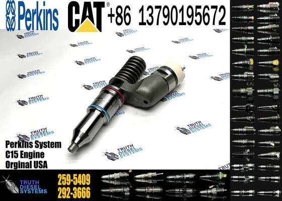 Genuine CAT C13 Engine Fuel Injectors 253-0608 259-5409 292-3666 for Caterpillar Common Rail System
