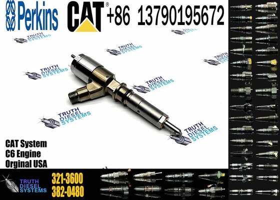 New Diesel Common Rail Injector 2645A745 321-3600 10-R7938 Injector for Excavator 320D Engine C7 C9 C6.6