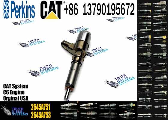 Common Rail Diesel Fuel Injector 2645A751 3200655 320-0655 for Excavator C6.6 C6.4 C4.4 Engine 320D