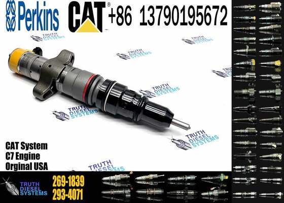 C7 Diesel Engine Parts Fuel Injector 269-1839 293-4071 293-4072 295-1411 for CAT Caterpillar Construction Machinery