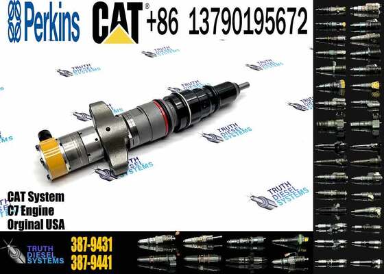 Excavator Fuel Injector 387-9433 for 330D 336D 340D C9 Diesel-Replaces 10R-7222 387-9431 459-8473 6 Month Warranty
