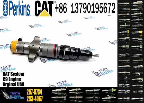 Excavator Spare Parts C9 Diesel Fuel Injector Assembly 267-9734 Injector 2679734 Compatible with D6R III D6T Track